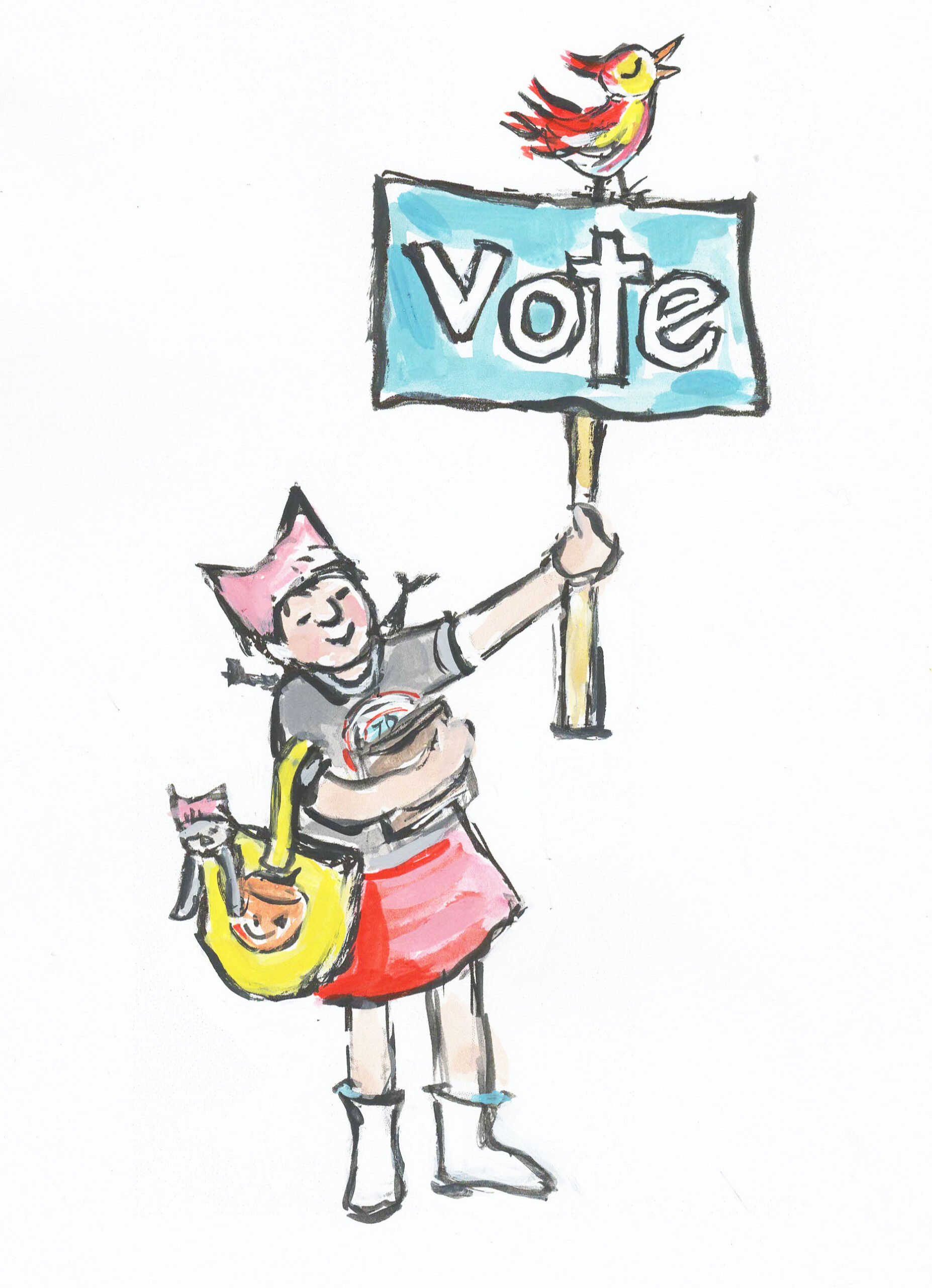 Michelle Edwards vote artwork